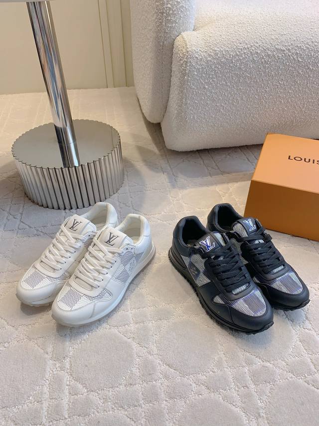 出厂价P 顶级版本 Louis Vuitt*经典Runaway系列运动鞋跑步鞋 男女同款 原版购入1:1复刻 随意进出专柜 女码35-39 40定做 男码39-