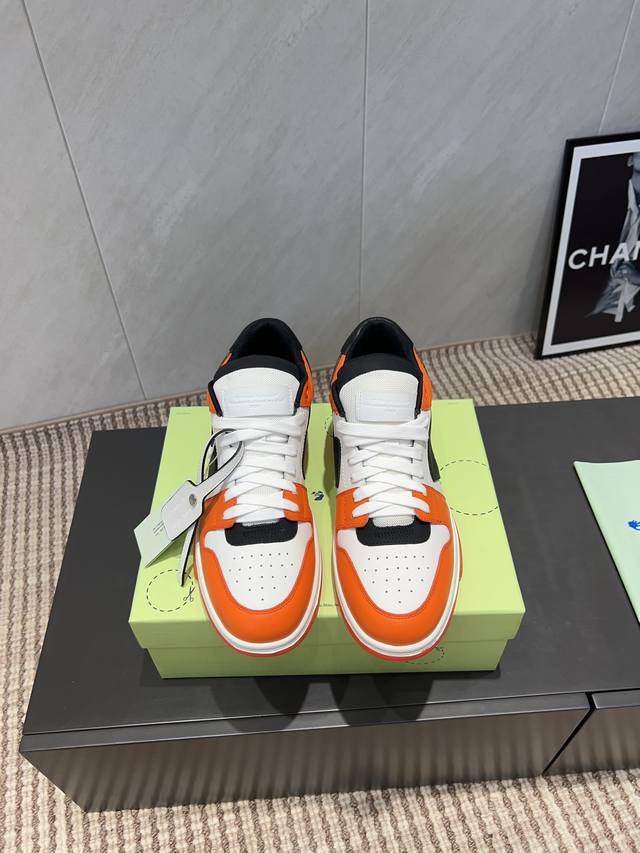 出厂：情侣 独家高版本 2025Vs秋季Off- White Lunar Delivery 时装秀情侣休闲系列 情侣拼色运动休闲鞋 依于Brahim Kamar