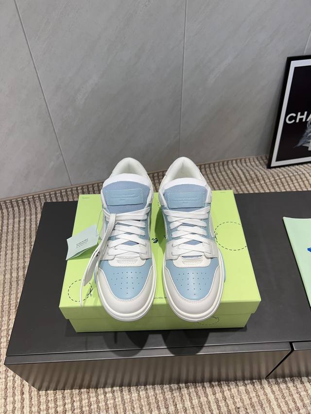 出厂：情侣 独家高版本 2025Vs秋季Off- White Lunar Delivery 时装秀情侣休闲系列 情侣拼色运动休闲鞋 依于Brahim Kamar