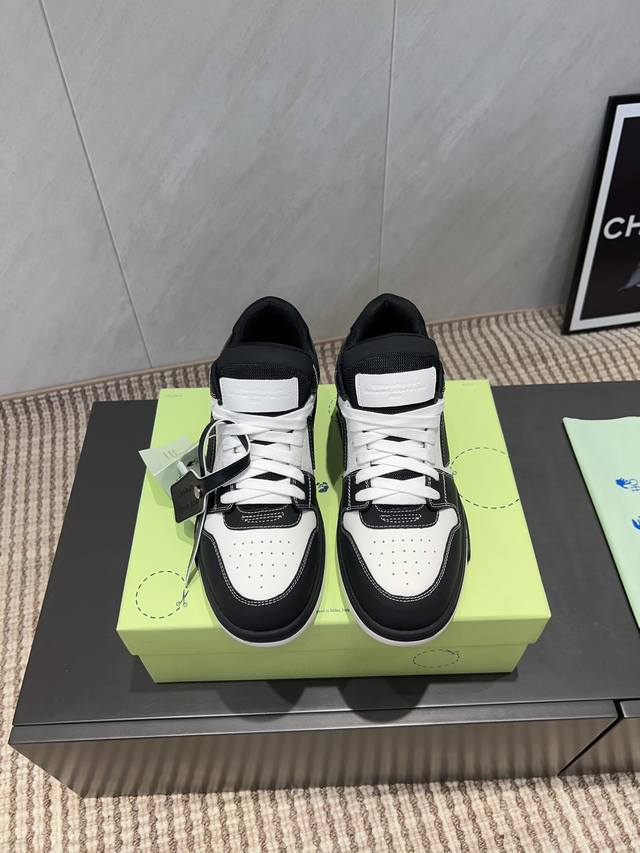 出厂：情侣 独家高版本 2025Vs秋季Off- White Lunar Delivery 时装秀情侣休闲系列 情侣拼色运动休闲鞋 依于Brahim Kamar