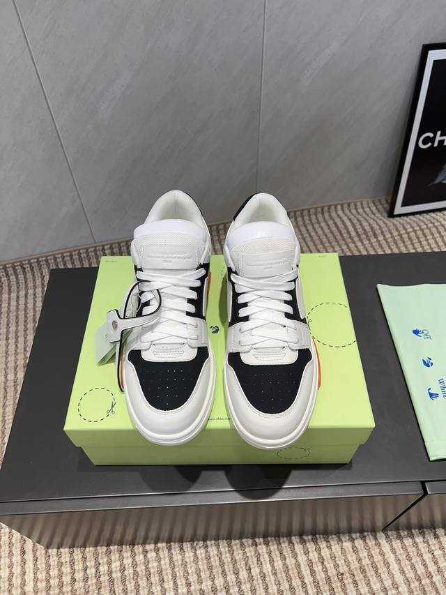 出厂：情侣 独家高版本 2025Vs秋季Off- White Lunar Delivery 时装秀情侣休闲系列 情侣拼色运动休闲鞋 依于Brahim Kamar