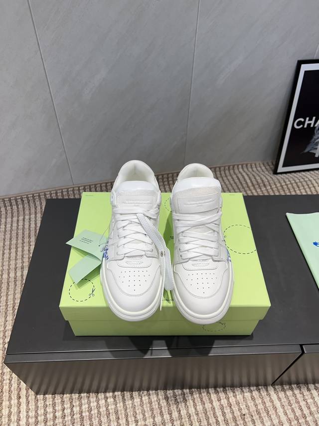 出厂：情侣打印 独家高版本 2025Vs秋季Off- White Lunar Delivery 时装秀情侣休闲系列 情侣拼色运动休闲鞋 依于Brahim Kam