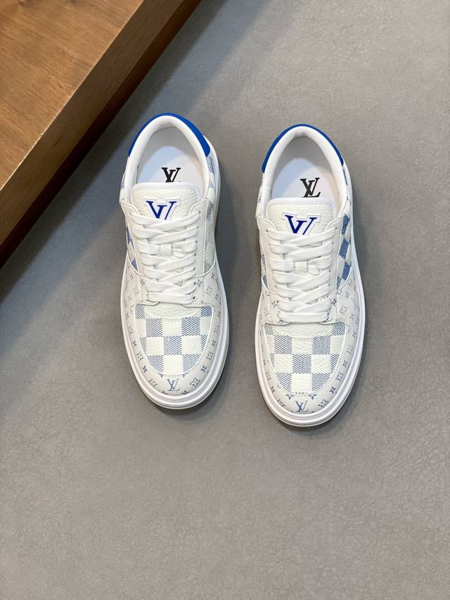 Louis Vuitton 路易威登 -高端品质 原单-鞋面：纳帕小牛皮、高周波品牌Logo-内里：高弹力帆布布匹，牛皮垫脚-大底：超轻Tpu发泡成型大底-超高