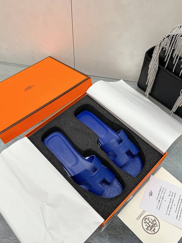 工厂P价P： 爱马仕H拖全网优势放货外单最爱的一款大厂手工 跑量款 精致工艺2025新色，中底全包，全新改版 HermèS 包装升级，版型做工材料升级。市场高版