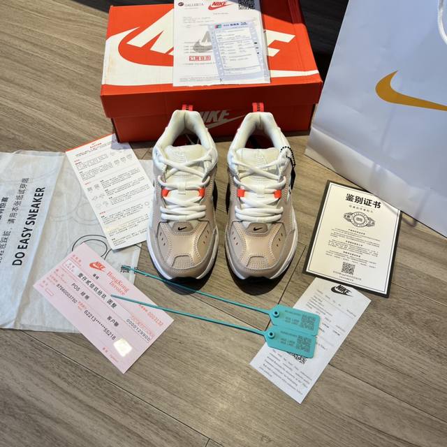 女款：出厂 M2K印尼纯原版本老爹鞋 ；纯进口材料正品订单Nike Air Monarch The M2K Tekno 耐克老爹鞋 客供原厂模具 指定材料 配件
