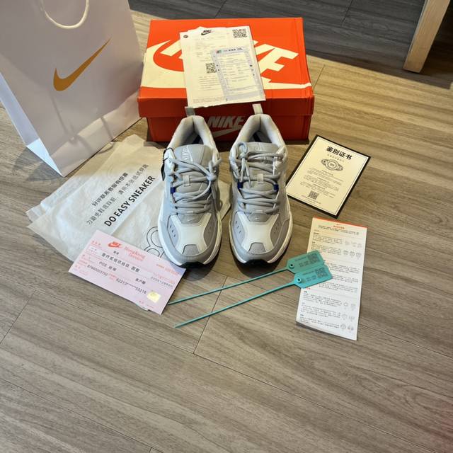 男款出厂 M2K印尼纯原版本老爹鞋 ；纯进口材料正品订单Nike Air Monarch The M2K Tekno 耐克老爹鞋 客供原厂模具 指定材料 配件