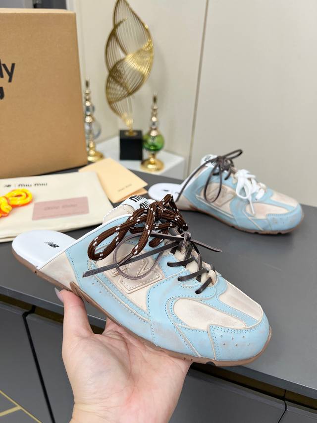 实价 Miumiu缪缪 X New Balance 联名款Nb530情侣款 休闲 运动鞋 阿甘鞋 德训鞋原版购入开发做货 Miu Miu X New Balan