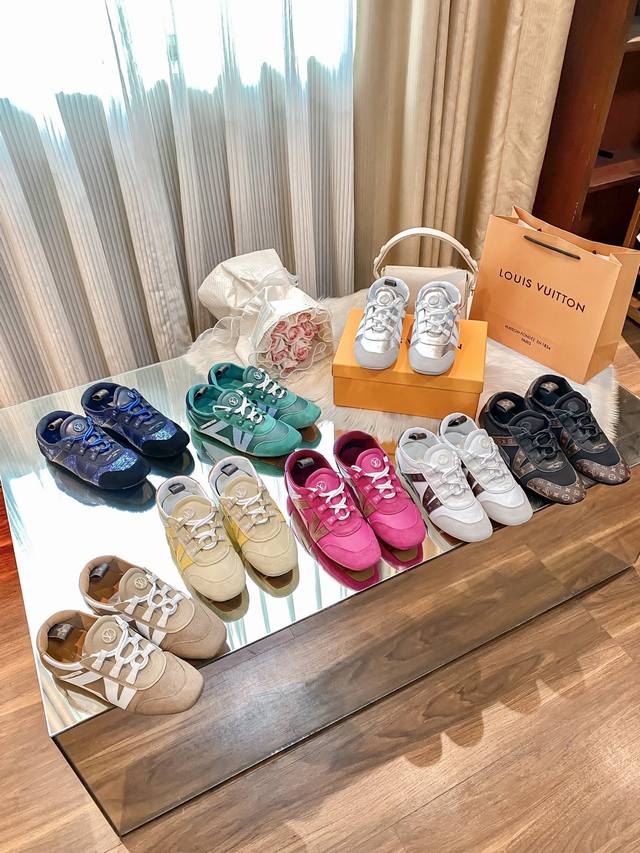 Lv Biu、Biu、Biu、新颜色、新版本最高端大气的包装质量驴牌休闲运动鞋大胆的前卫设计上富有个性的波浪形大底，风骚整个时尚圈超符合新潮流新趋势的代名词，欲