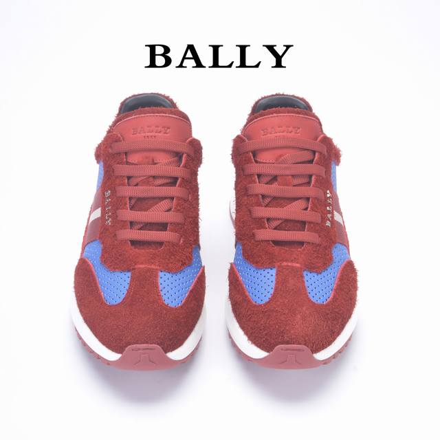 调工厂P价 男装男鞋 运动原单 Bally 巴利 春夏休闲鞋 百搭现代风格！多种配色～均花血本购入原版1:1精准复刻、细节！ 巴利休闲鞋牛反绒+冲孔小牛皮配以V