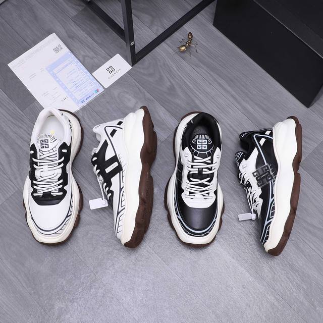 商品商标：Givenchy 纪梵希 休闲鞋正码码数: 38-44 商品材料：精选牛皮拼接鞋面 网内里 牛皮鞋垫 原版大底