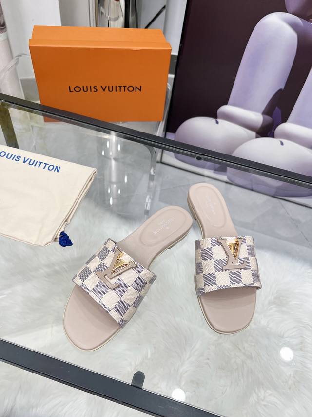 上新路易威登Lv。码数35–43。橡胶 真皮底