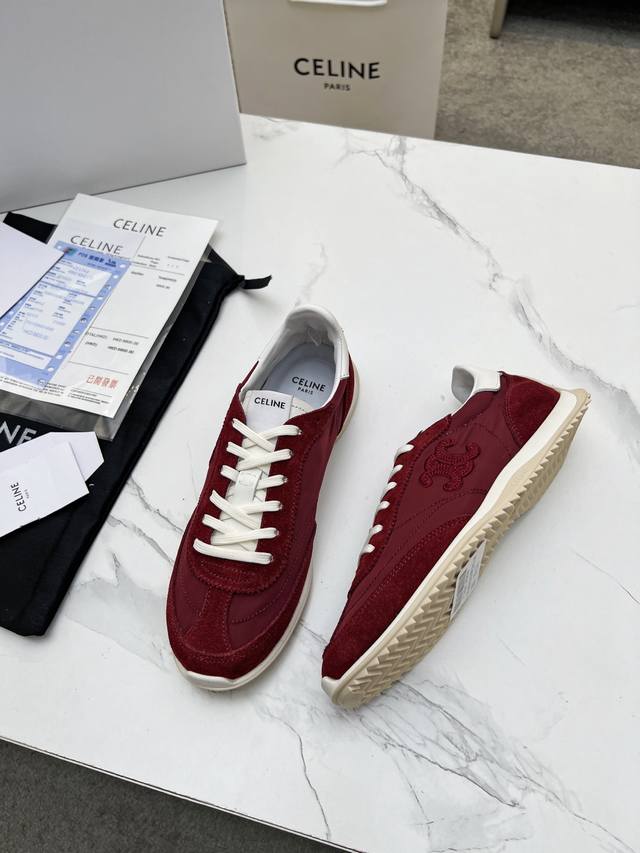Celine 赛琳2025新品 凯旋门运动休闲鞋 低帮复古鞋 35-41