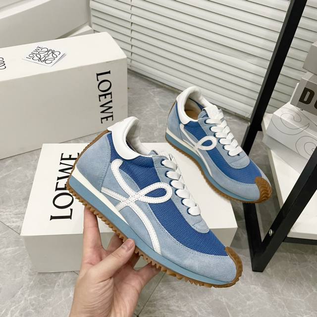 Loewe 情侣款罗意威 早春新款内增高德训鞋！上脚超级轻便、舒适，6Cm 内增高更是小个子的福音！原版1:1顶级复刻！品质欢迎看实物对比！供高端代购首选鞋面精