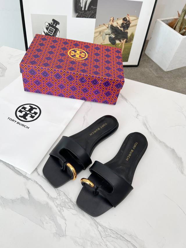 Tory Burch 25季春夏新款 六色任选。码数35-42 价格P：270 真皮底