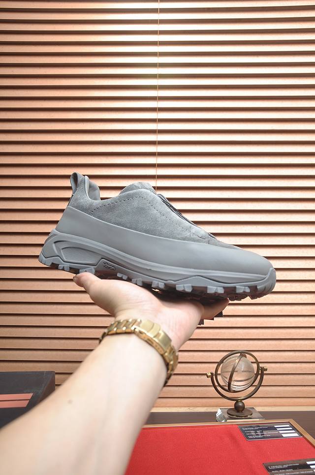 全新系列Zegna杰尼亚男鞋绒面革 Triple Stitchmonte奢华休闲鞋 最新走秀款官网同步Product Informationmonte MóN