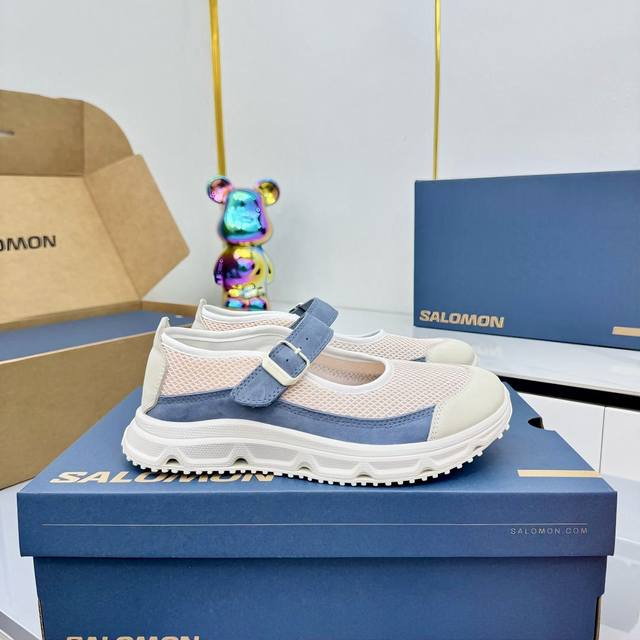 Salomon｜萨罗蒙 玛丽珍厚底运动鞋鞋这款玛丽珍上脚那个轻盈很舒服很舒服！可以承包整个夏天！透气性很好！一款百搭又好看的单鞋！穿去爬山都没问题面料：水染牛皮