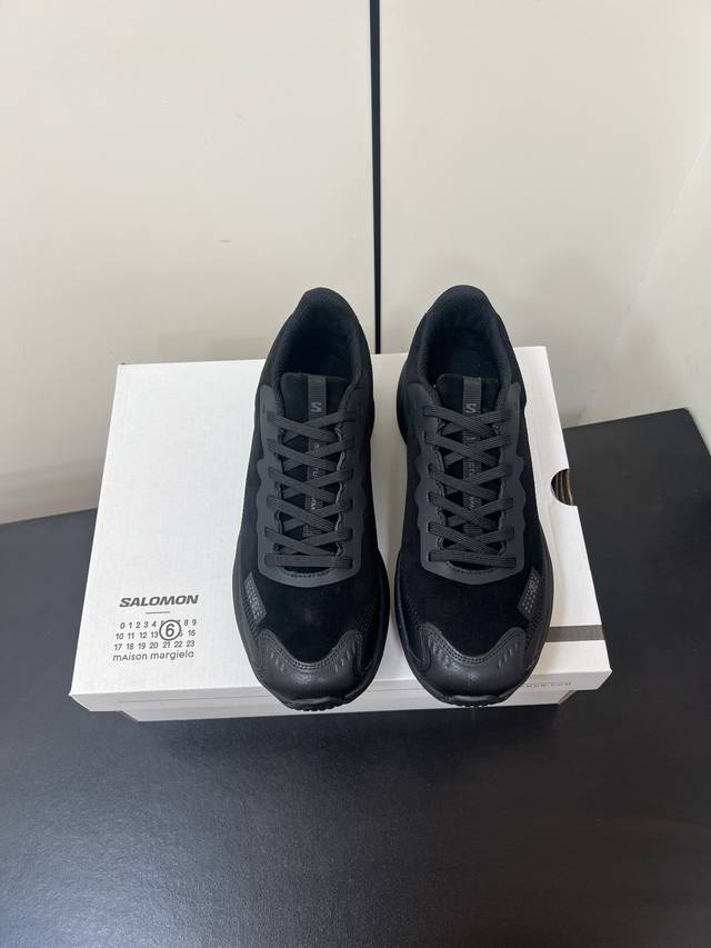 皮面 Mm6 X Salomon萨洛蒙 Spectur Maison 户外 跑步鞋 超多明星时尚博主种草 超火的户外系列 Margiela与Salomon合作的