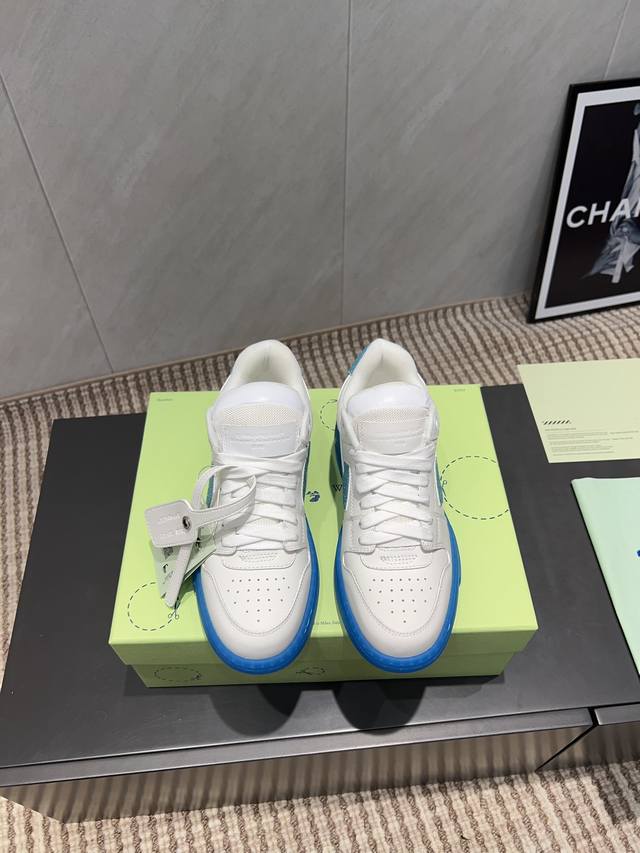 出厂：情侣 独家高版本 2025Vs秋季Off- White Lunar Delivery 时装秀情侣休闲系列 情侣拼色运动休闲鞋 依于Brahim Kamar