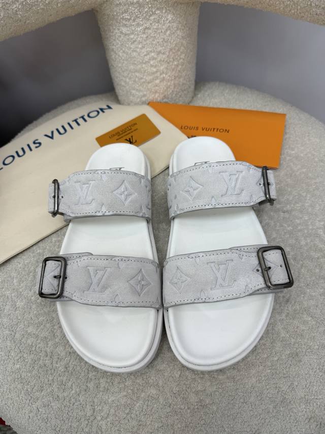顶级品质 Louis Vuitton Ss25 New Arrival～L家新款印花拖鞋 经典色+25春夏配色随性好穿，日常搭配必备单品Size 女35-41