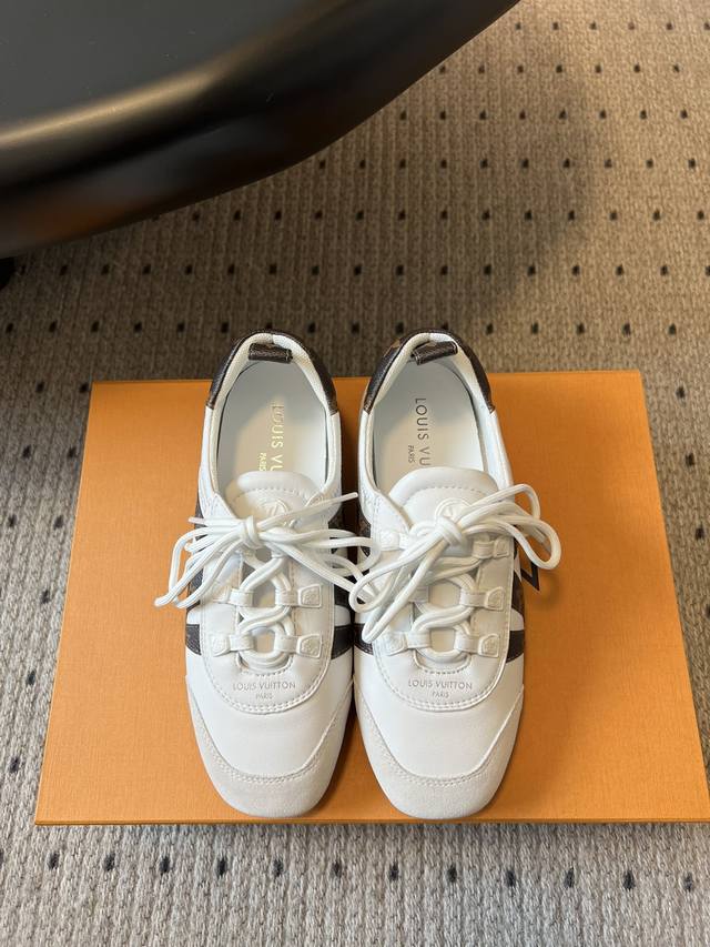 顶级品质 Louis Vuitton路易威登驴牌春Sneakerina系列 芭蕾运动鞋 德训鞋 平底鞋 原版三对购入开发完美复刻Sneakerina 芭蕾风运动