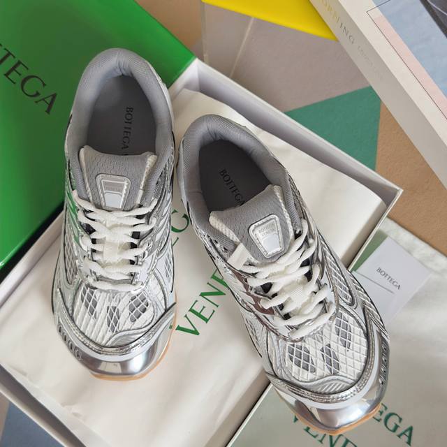 顶级版本：情侣款 Bottega Veneta 葆蝶家Bv最新款Orbit系列 情侣款 复古 网面 休闲 运动鞋 跑步 老爹鞋原版购入开发 做货 Bottega