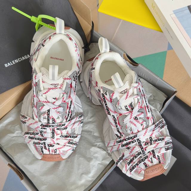 顶级版本：情侣款 Balenciaga巴黎世家 3Xl系列Extreme Lace蜘蛛侠 绑带 厚底 休闲 情侣款 运动鞋 老爹鞋原版购入开发 做货 这款3Xl