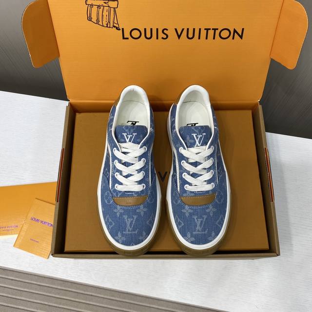 出厂价P 25Ss早秋走秀新款Louis Vuiteeon Lv Tilted系列 厚底休闲运动鞋26春夏男士走秀款Tilted 运动鞋 大放异彩 采用经典棋盘