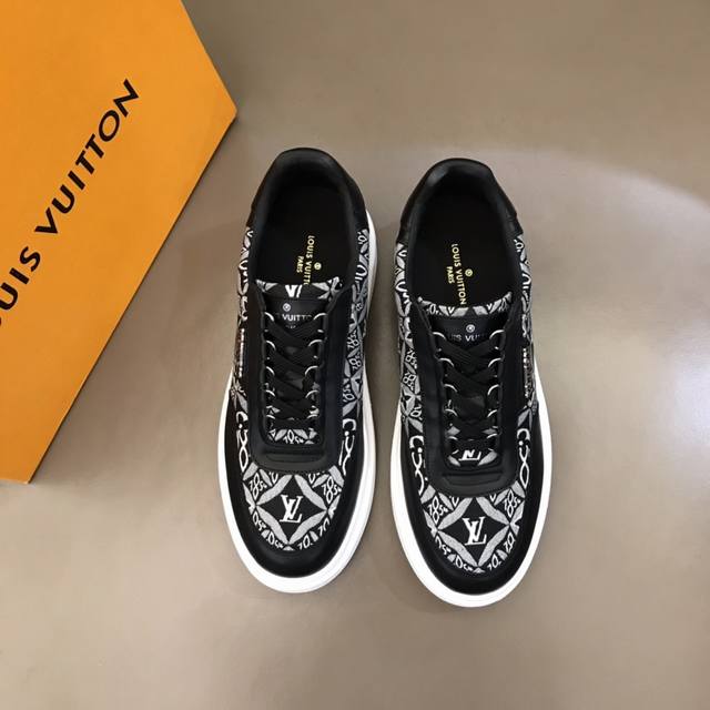 Ouis *Uitto* 新品男士高端休闲运动鞋，选用经典L印花帆布面拼接白色头层牛皮，轻质Tpu大底，耐磨舒适，头层羊皮内里，百搭经典款式！码数38-44 4