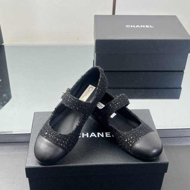厂价 爆款！2025早秋新款 Chanel 网纱电绣玛丽珍鞋 这是一款很难让人拒绝的香奈儿玛丽珍温柔小可爱会情不自禁爱上的Maryjane跟平时常见的款式不太一