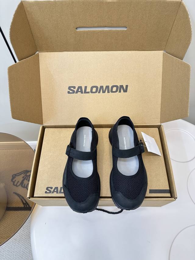 Salomon｜萨罗蒙 玛丽珍厚底运动鞋鞋 这款玛丽珍上脚那个轻盈很舒服很舒服！可以承包整个夏天！透气性很好！一款百搭又好看的单鞋！穿去爬山都没问题面料：水染牛