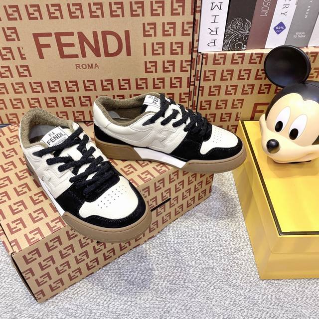 男+10 情侣款顶级版本 Fendi芬迪爆款系列 情侣休闲运动鞋 Fd Match 原版购入 一比一复刻 设计师Kim Jones打造的首款运动鞋Fendi M