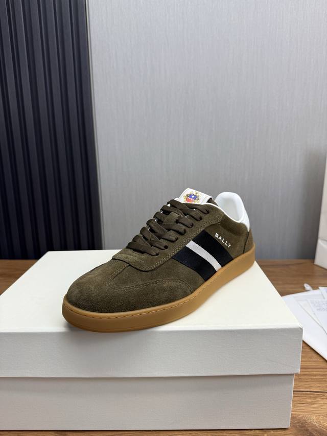 工厂P价 巴利-Bally家原单新品系列,1:1出货 高档磨砂牛皮+牛皮内里,原版防滑耐磨橡胶大底38-45 38.45订做