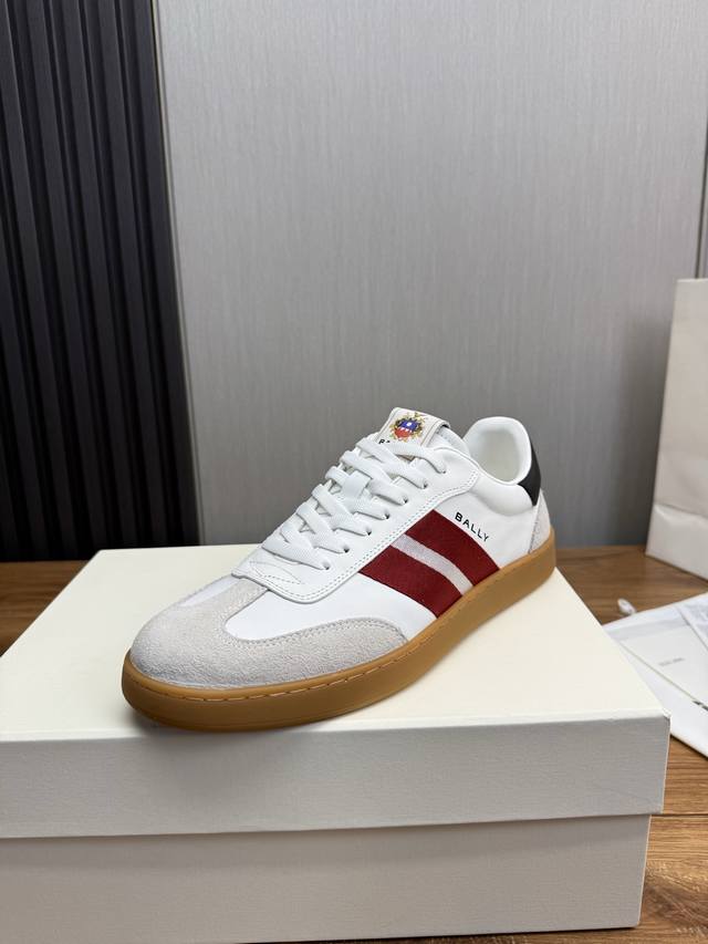 工厂P价 巴利-Bally家原单新品系列,1:1出货 高档牛皮+牛皮内里,原版防滑耐磨橡胶大底38-45 38.45订做