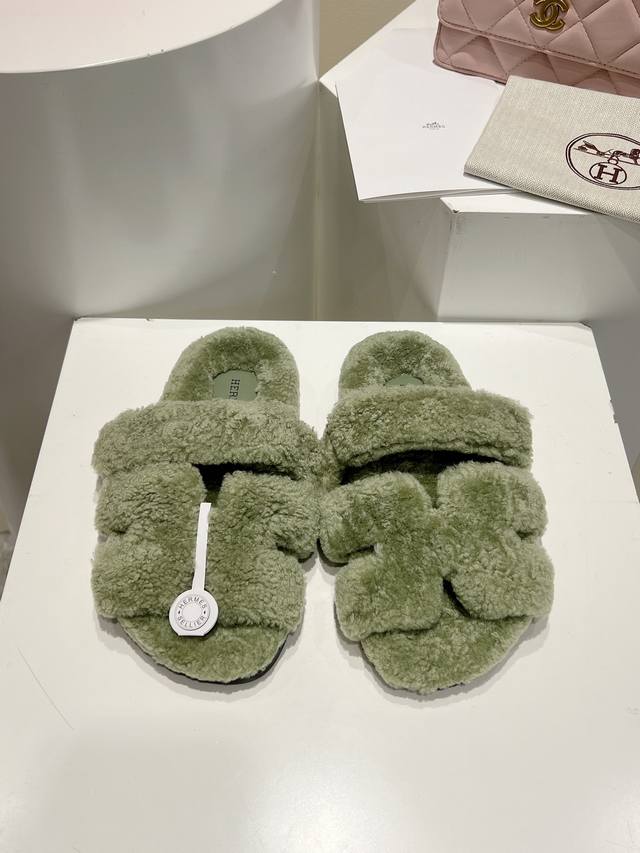 工厂P价 女装女鞋 运动原单微卷毛款 二舅全毛拖微卷毛款 只做全真皮毛，码数35-45 44、45定制 男款10