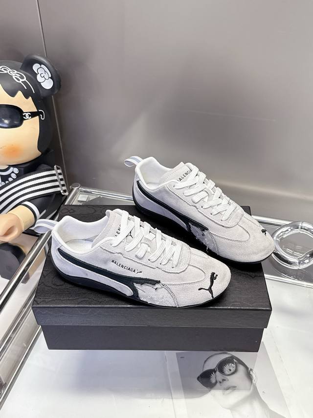 工厂P价 。女装女鞋 运动原单码数35-40 41定做 Puma X Balenciaga联名赛车鞋家人们，时尚圈又搞大事啦！Puma和 Balenciaga联