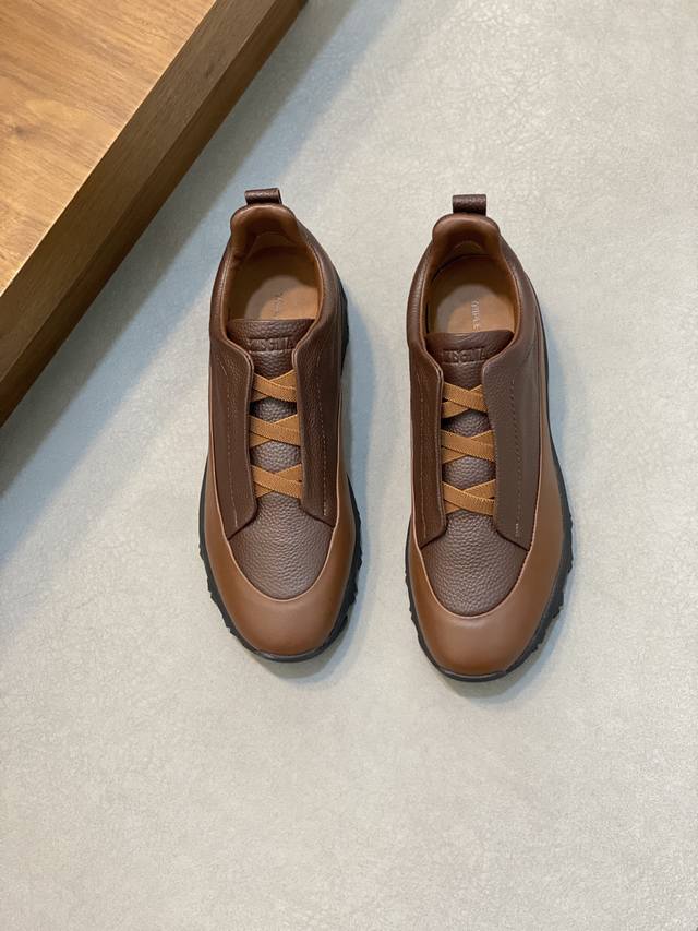 全新系列Zegna杰尼亚男鞋绒面革 Triple Stitchmonte奢华休闲鞋 最新走秀款官网同步 Product Informationmonte MóN
