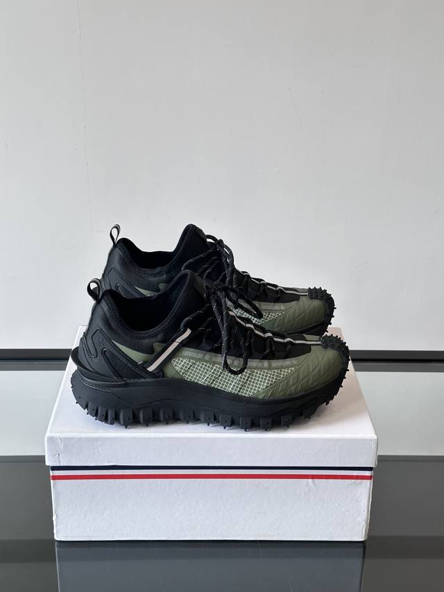 Moncler 蒙口 顶级 码数：39-44 38 45可定做 Moncler蒙口 男鞋运动鞋 Trailgrip Amoeba运动鞋Salehe Bembur
