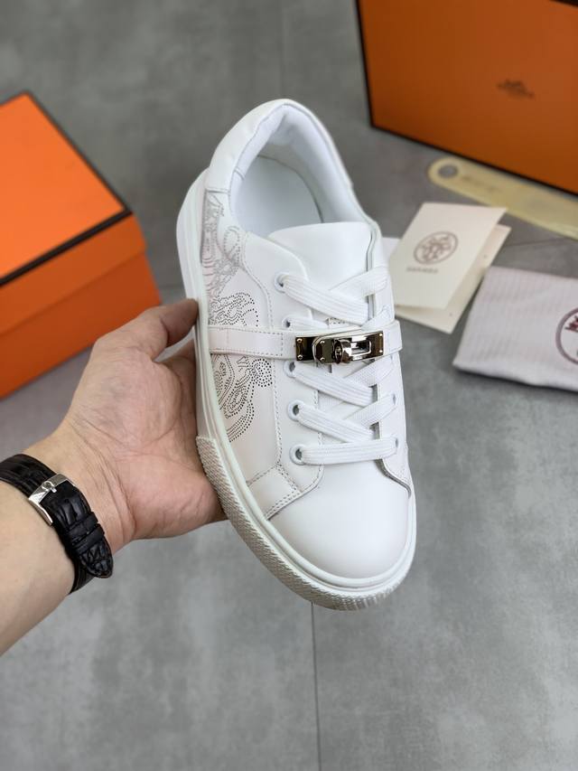 工厂P价P 实价 顶级版本 原单 Hermes爱马仕男款 Drift Sneaker 夏季新款休闲运动鞋 原版购入开发 做货 H家男士经典系列 科技透气面料搭配