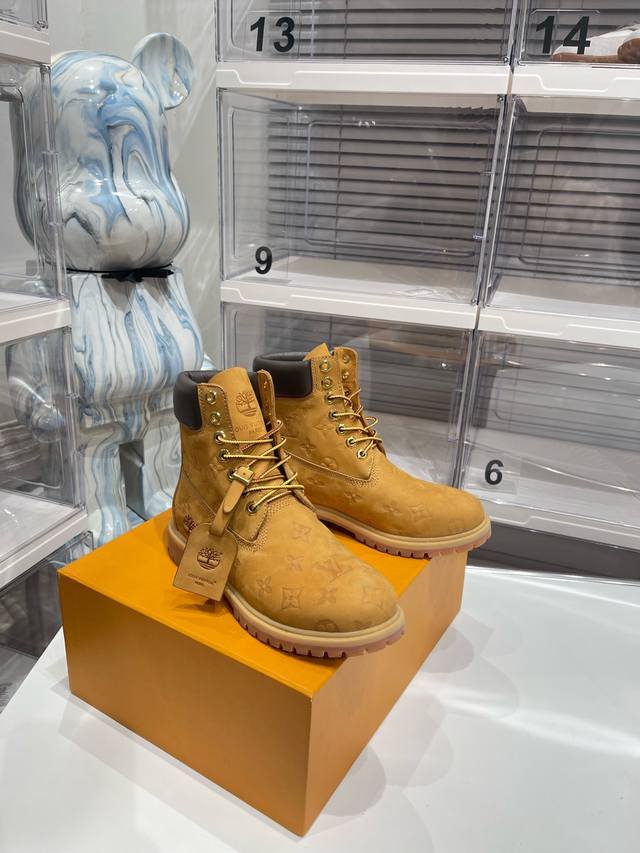 Louis Vuitton X Timberland联名 Via Instagram Lv 224 早秋 添柏岚 大黄靴 众多明星上脚 多组穿搭 秋冬限定款 专