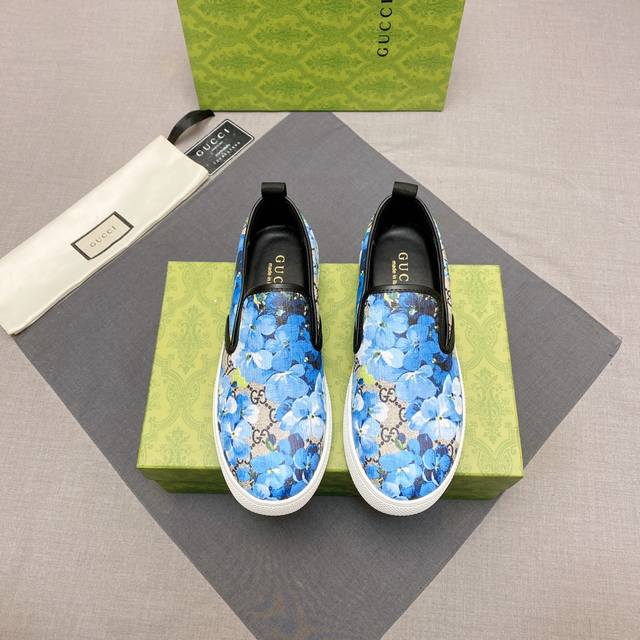 调工厂P价 男装男鞋 运动原单 官网同步1:1复刻 Gucci 男士2025专柜同步发售，1:1大G字体，高端3D图案、时尚休闲，舒适透气个性，潮男首选，进口羊