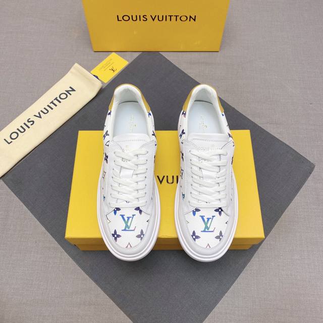调工厂P价 男装男鞋 运动原单 Louis Vuitton 路易威登Lv潮流休闲低帮鞋1：1原版复刻！意大利进口专供面料牛皮+橡胶大底，防滑耐磨，进皮内里+设计