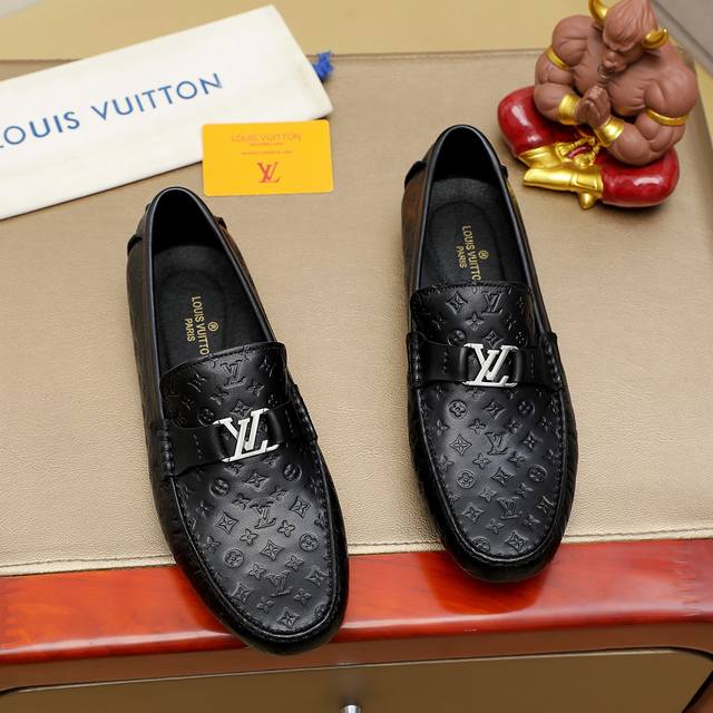 调工厂P价 男装男鞋 运动原单 Louis Vuitton 路易威登新款男士时尚休闲套脚鞋官网原版1:1开模原单品质，做工精细高端大气，休闲时尚头层采用进口牛皮