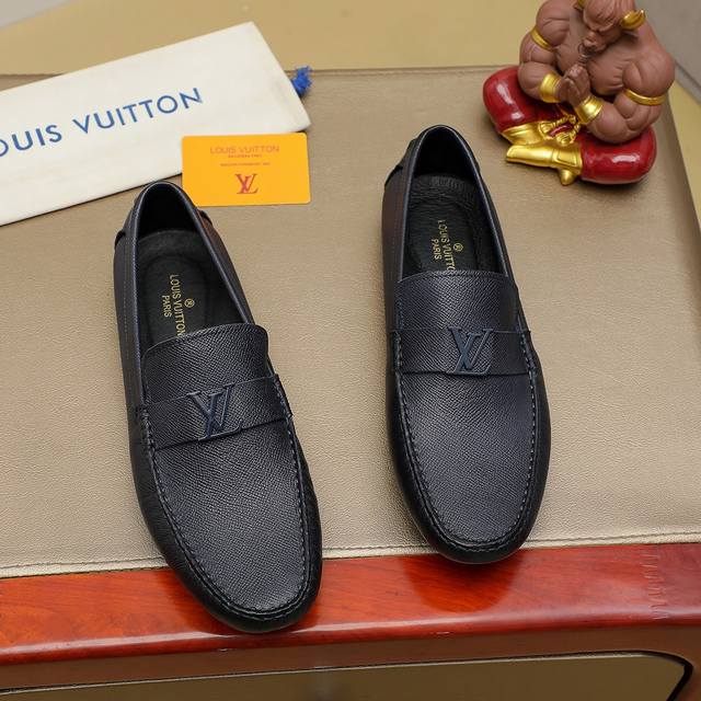 调工厂P价 男装男鞋 运动原单 Louis Vuitton 路易威登新款男士时尚休闲套脚鞋官网原版1:1开模原单品质，做工精细高端大气，休闲时尚头层采用进口牛皮