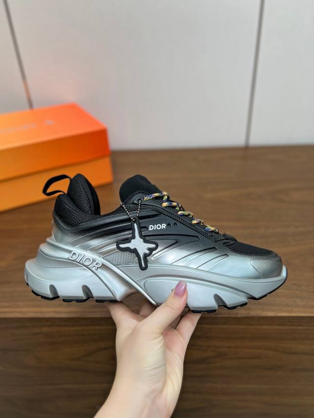 Dior 顶级 Size：39-44 45.46定制 迪奥 Lewis Hamilton X Dior B44 Blade系列 限定款 渐变色 运动鞋 厚底 休