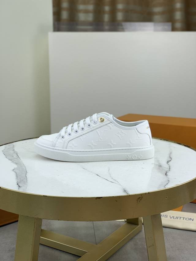 工厂P价P 实价 顶级版本 Louis Vui Tton Ss25 New Arrival～情侣款 L家经典厚底运动鞋2025秋冬新版面 本款Time Out