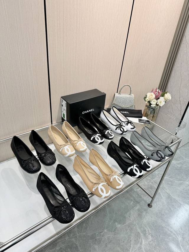 工厂P价 女装女鞋 运动原单 225 香奈儿26A走秀款 手工坊玛丽珍女鞋 芭蕾舞鞋好惊艳啊，蝴蝶结版型太乖了！不穿平底鞋的我都抵挡不佳诱惑！ 其次推荐的双拼香