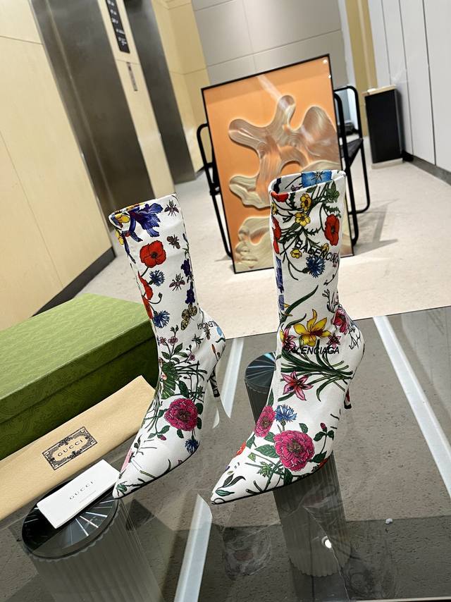 工厂P价 女装女鞋 运动原单早秋Gucci新品9寸修腿神器弹力靴 原版定制，1:1复刻，顶级品质，做工精致完美 马靴以全新双G图案大写彰显自我态度，相互翻转环抱