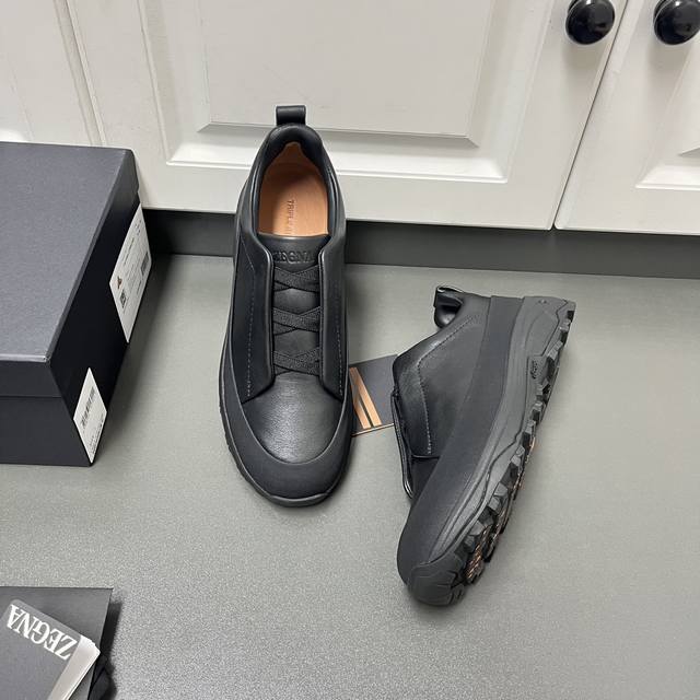 全新系列Zegna杰尼亚男鞋绒面革 Triple Stitchmonte奢华休闲鞋 最新走秀款官网同步 Product Informationmonte MóN