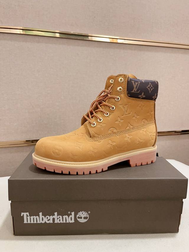 工厂P价 情侣款女35-40 男38-45码 Timberland 天布伦 冬季新款，鞋面进口牛皮搭配高档真皮内里，原版大底。官网1:1原版开模可随意出入专柜，