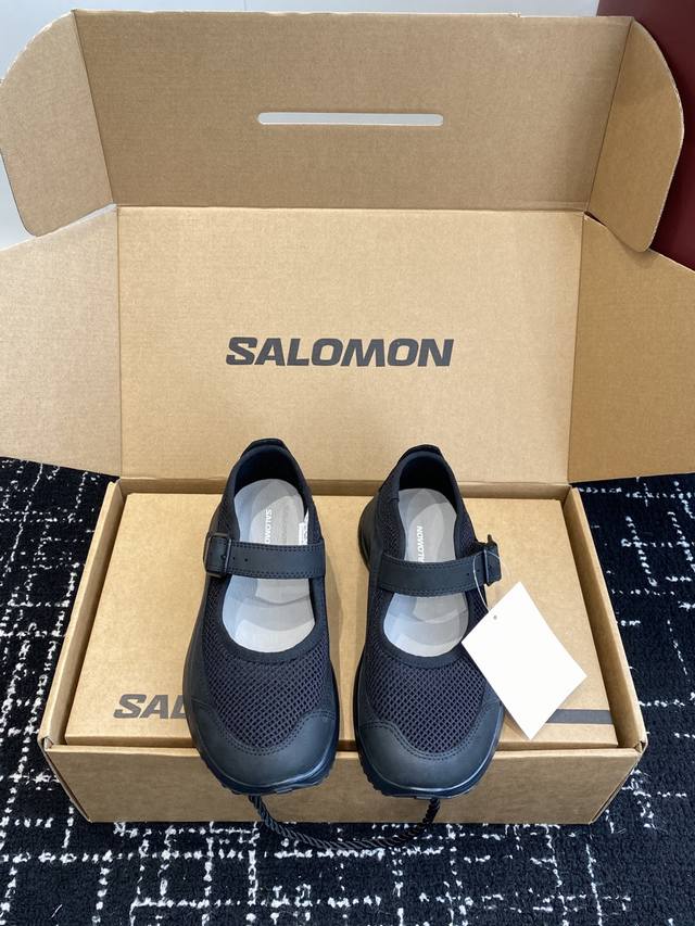 代购级 官网同步盒包装 2025年最新Salomon 厚底玛丽珍运动鞋 夏日气息的萨洛蒙，厚厚的底增高设计，不仅带来不一样的舒适感，还能轻松拉长腿部线条，让你瞬